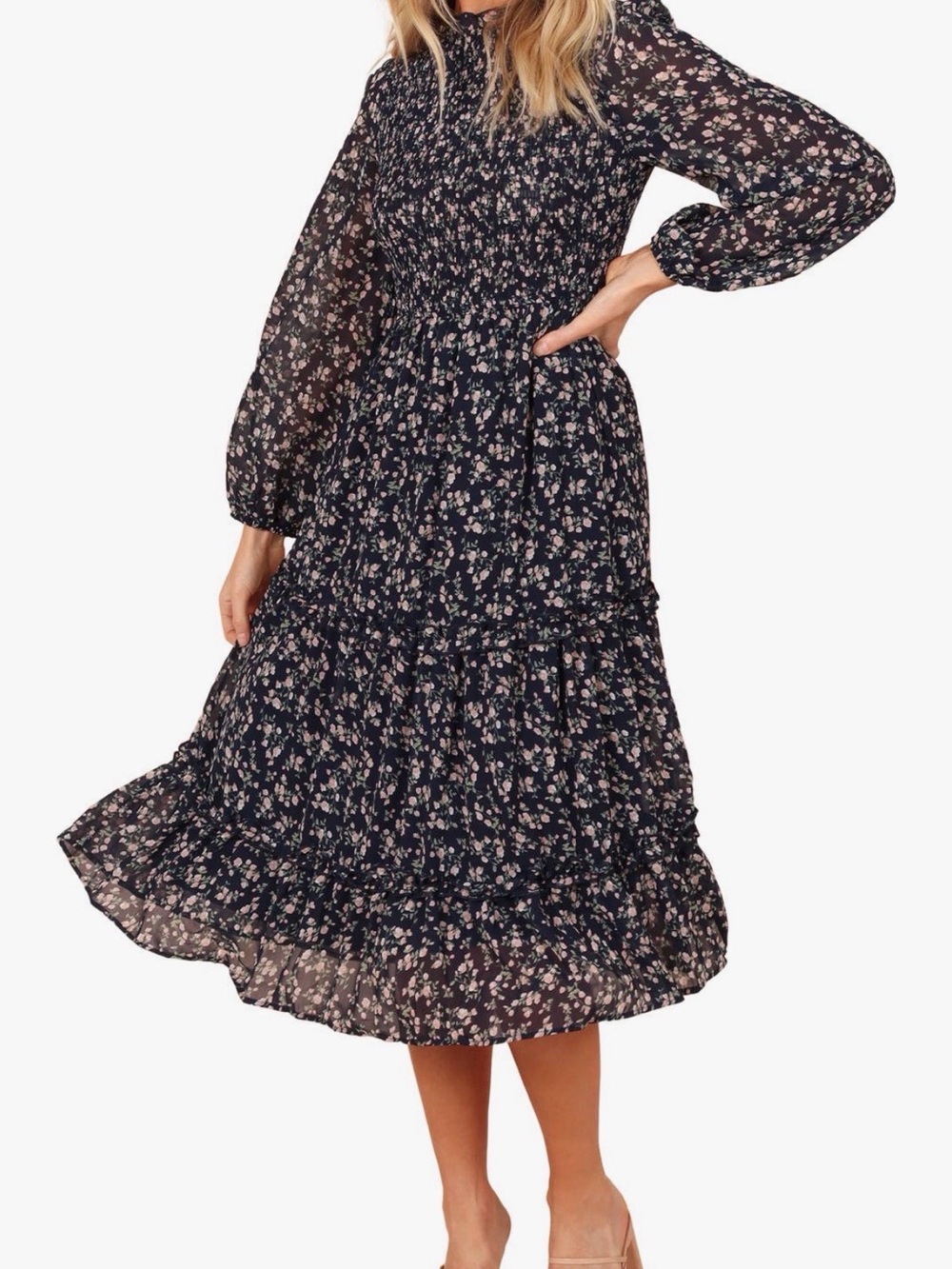 Petal & Pup Edwina Midi Dress Size Small